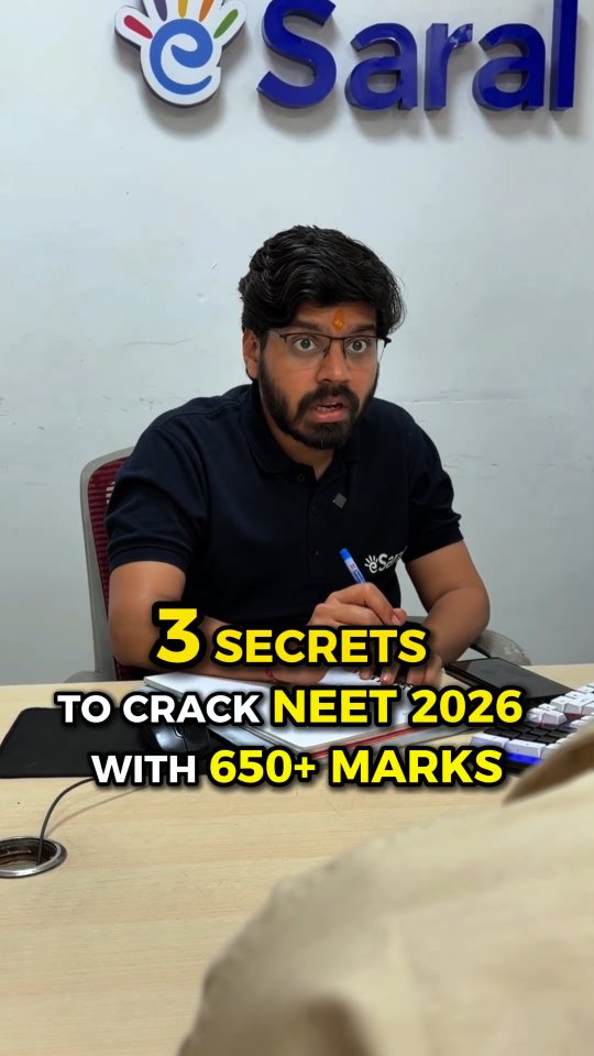 3 Secrets How to Crack NEET 2026 in 75 Days😱🤔 | NEET 2026 . . . #neet # ...