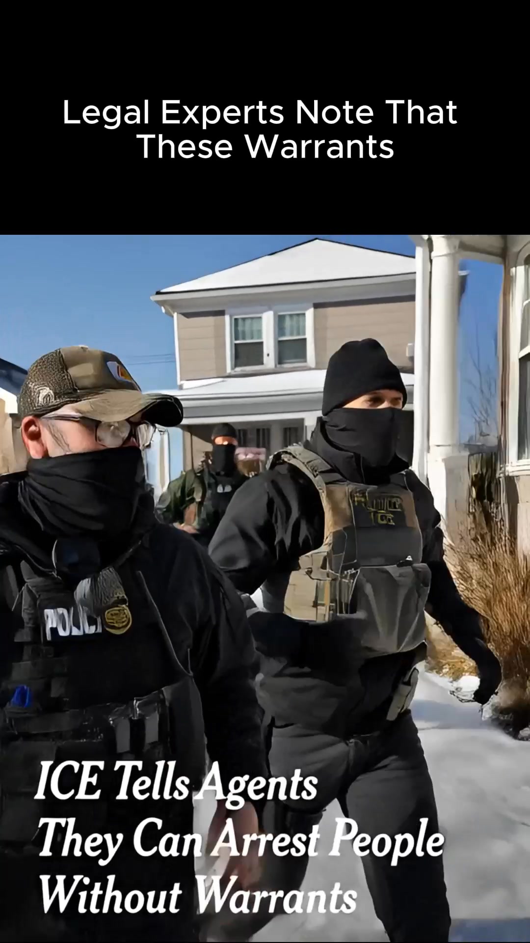 ICE Agents Given Expanded Power to Arrest Without Warrants, Memo ...