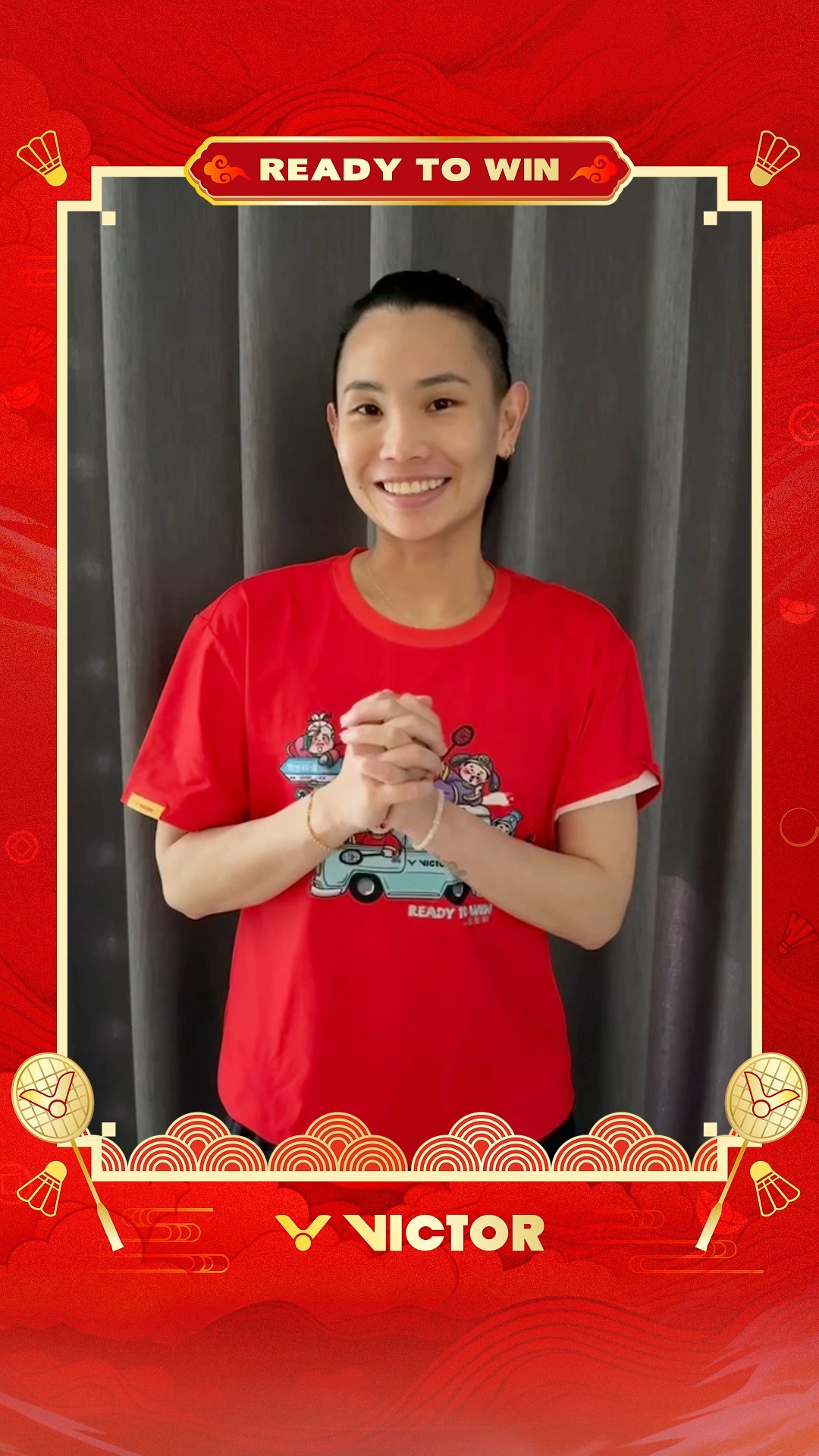 #TeamVICTOR 台灣球星來拜年🐍 VICTOR祝大家 