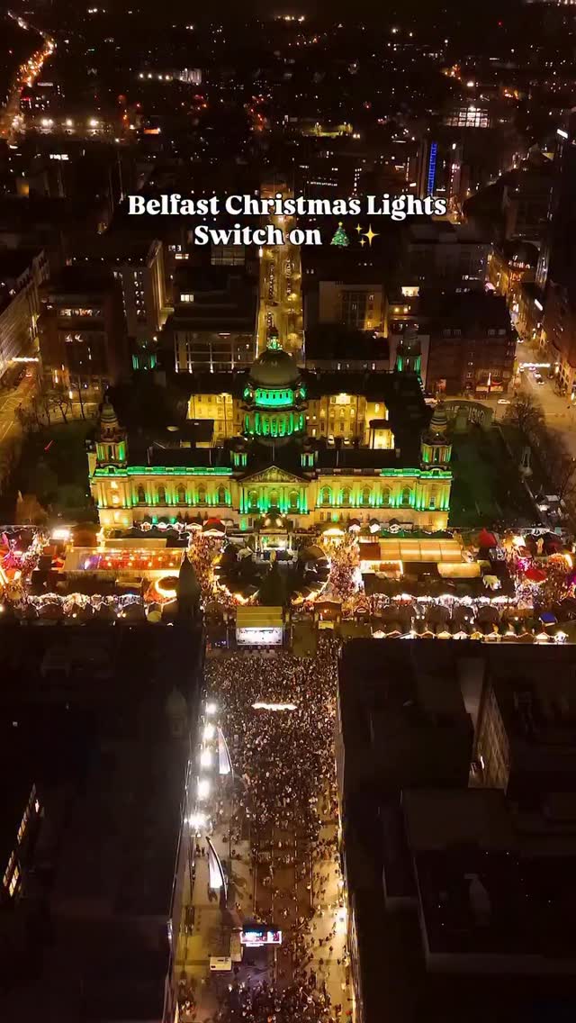 🎄 Belfast Christmas Lights Switch-On 2025 — What a Night! 🎄 Belfast lit ...