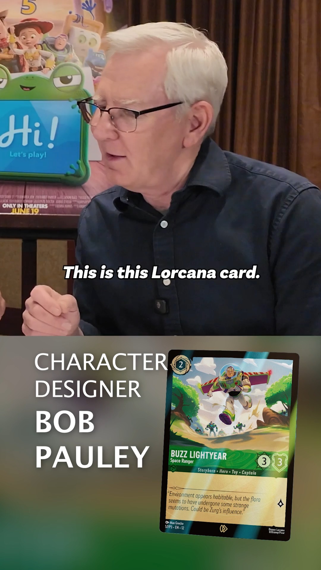 Buzz Lightyear to the rescue! Fly in for this Lorcana TCG card