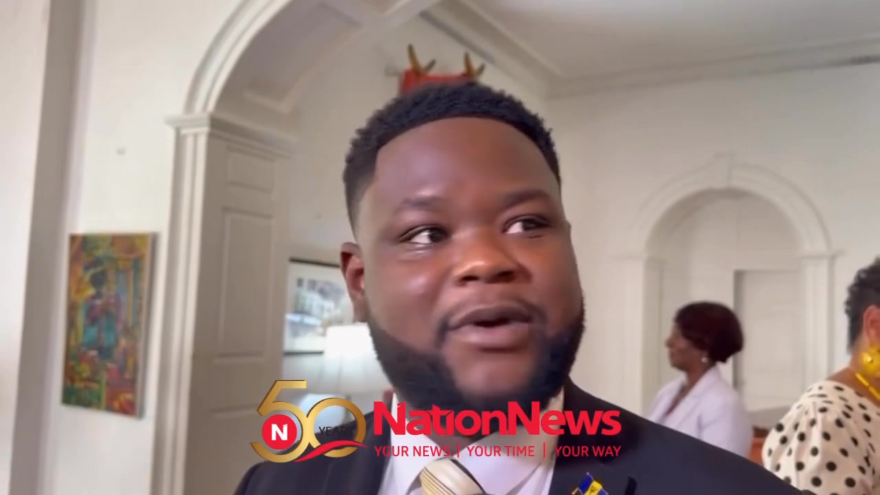 Independent Senator Jamal Slocombe took the oath of office today at ...