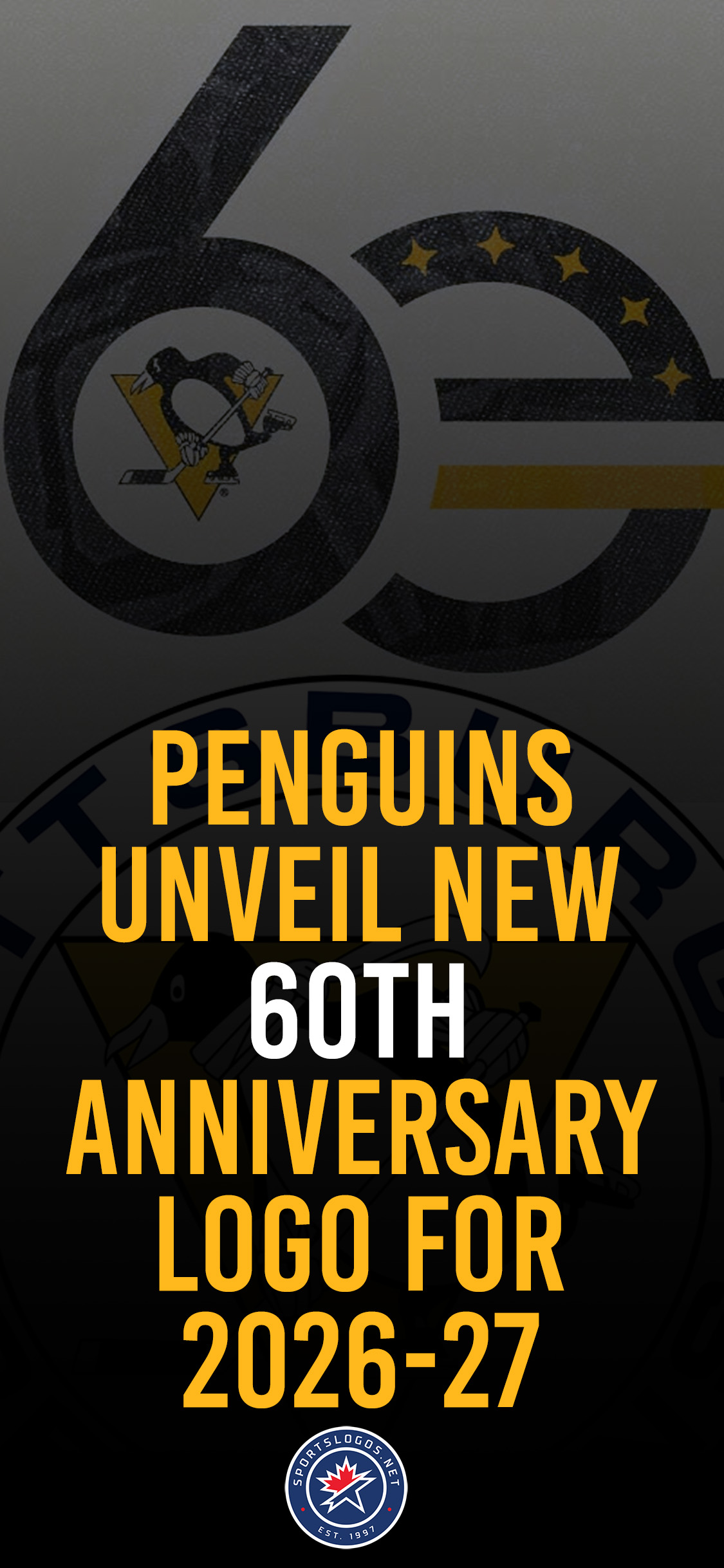 NFL ピッツバーグ・ペンギンズ 記念 The Pittsburgh Penguins have unveiled a commemorative 60th