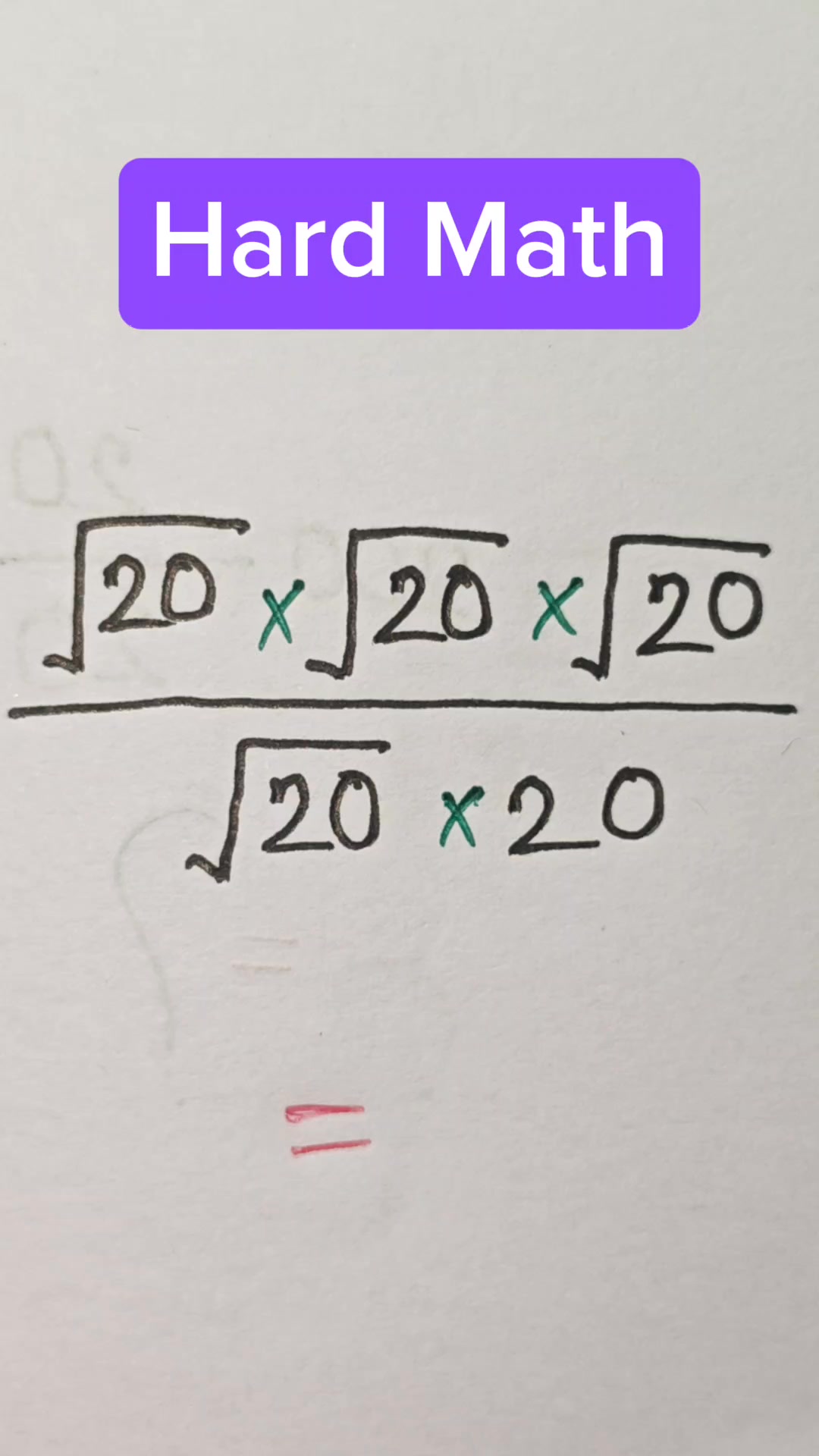 Hard Math Test for Genius/ can you sovle this? 🧠💯 #iq #math # ...