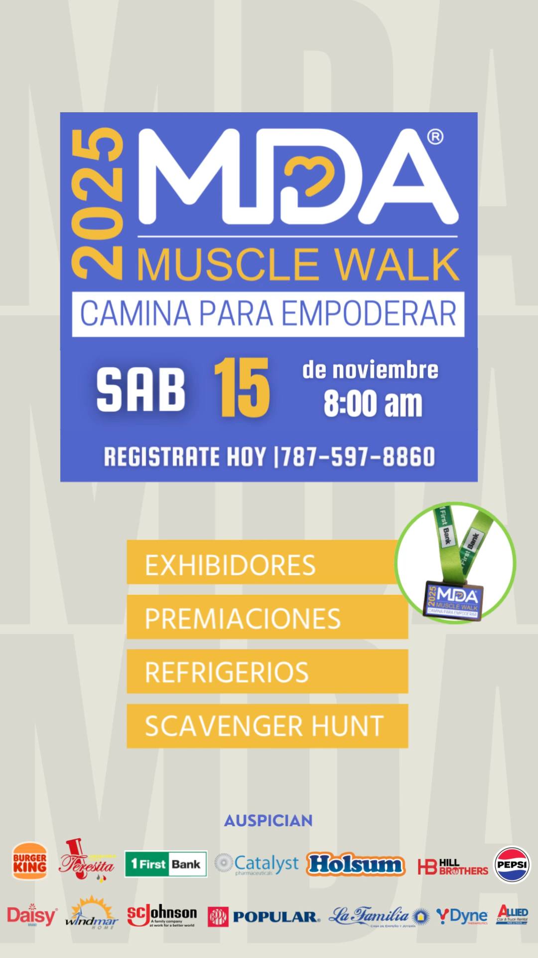 Camina para Empoderar 💙 Únete al Muscle Walk de la MDA este 15 de ...