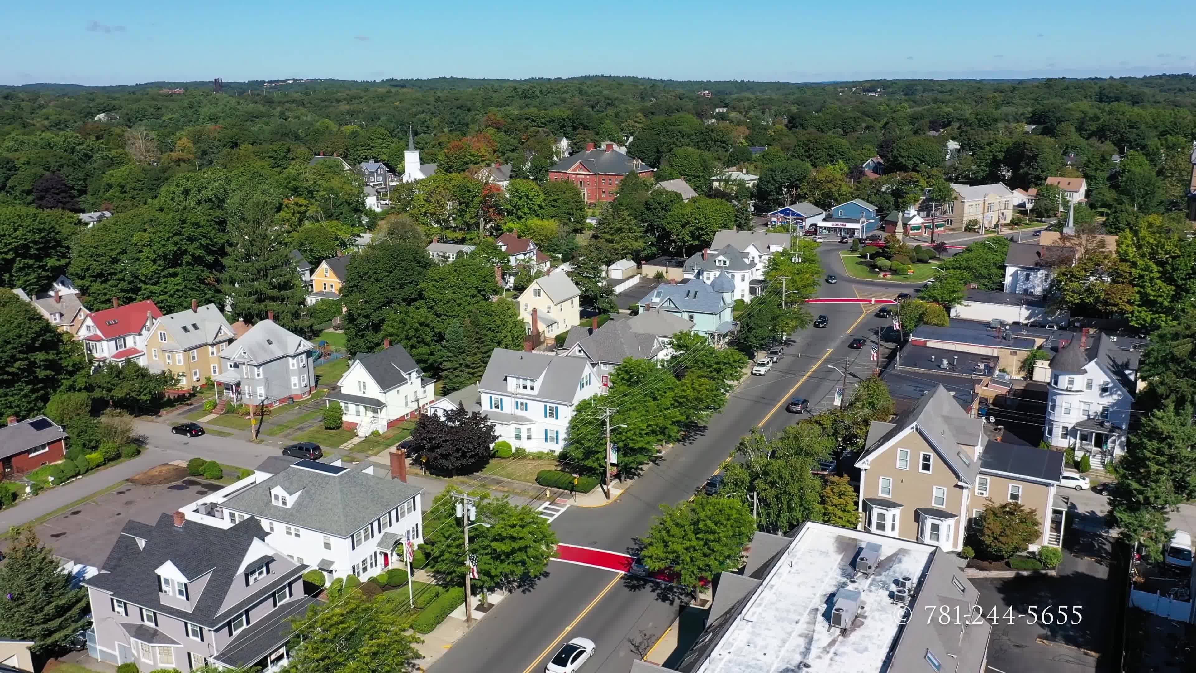 Saugus Ma. Way Back When | **Here's a slow flight over Saugus Center ...
