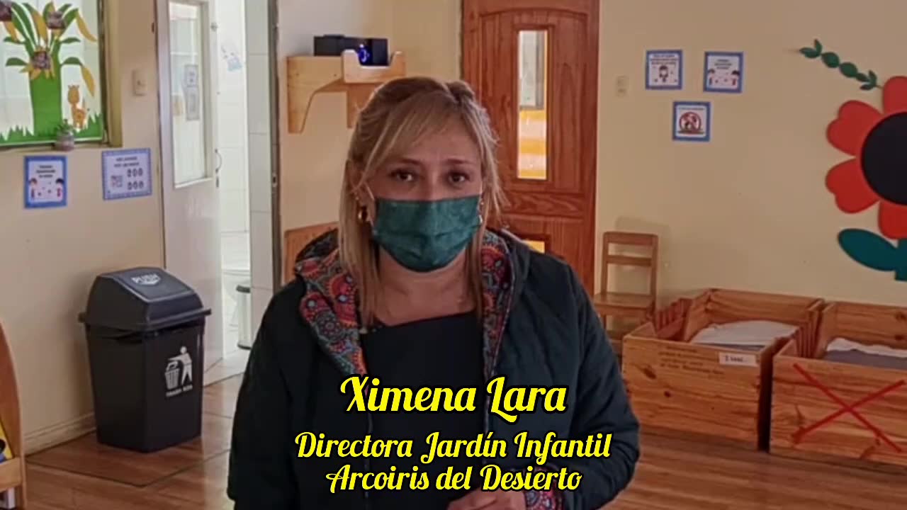 La directora del Jardín infantil Arco Iris del Desierto, Ximena Lara ...