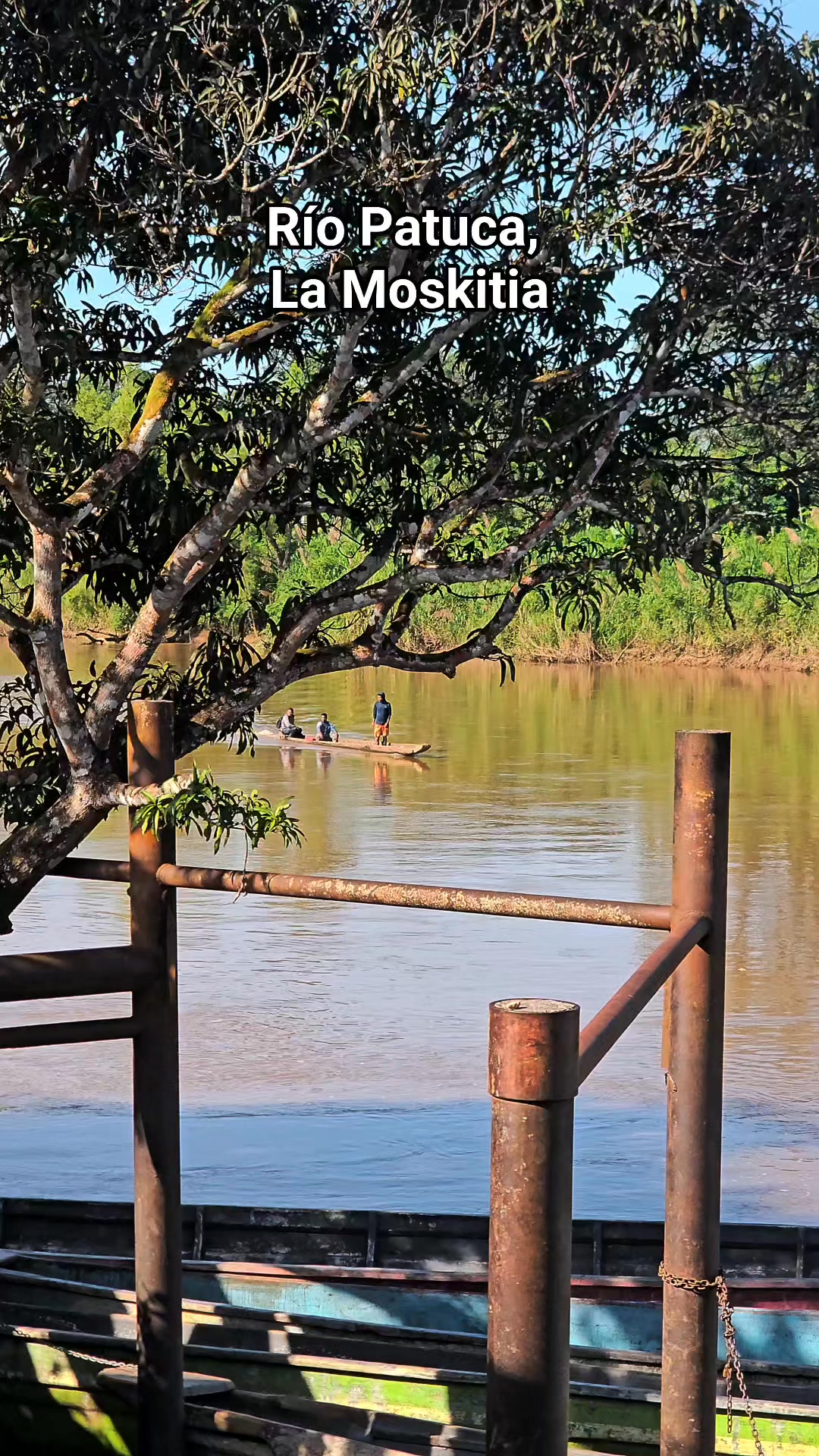 Vista del río Patuca, desde el municipio de Ahuás en La Moskitia ...