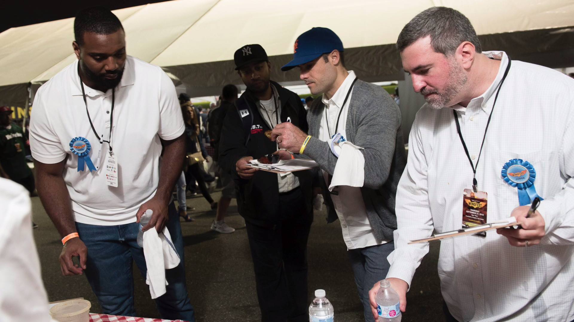 DiPietro, Canty and Rothenberg at Westchester Wing Fest | Rick DiPietro ...