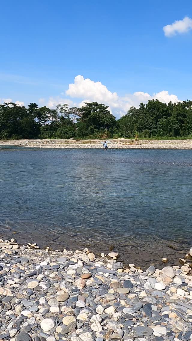 Biggest river crossing I have ever done! . . . #adventure #motorcycle # ...