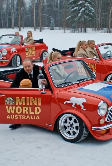 Santa has another visitor Mr Putin.. Need parts for your Mini or Moke ...