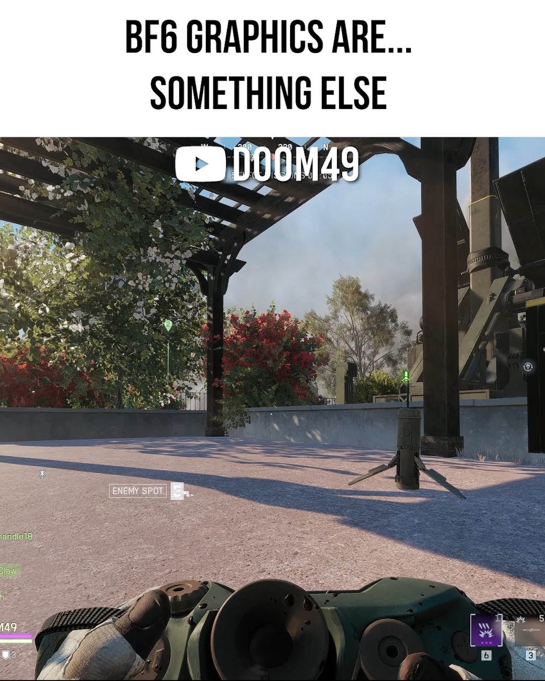 BF6 Graphics are... Something Else 🔥😂 #gamers #gaming #battlefield6 # ...