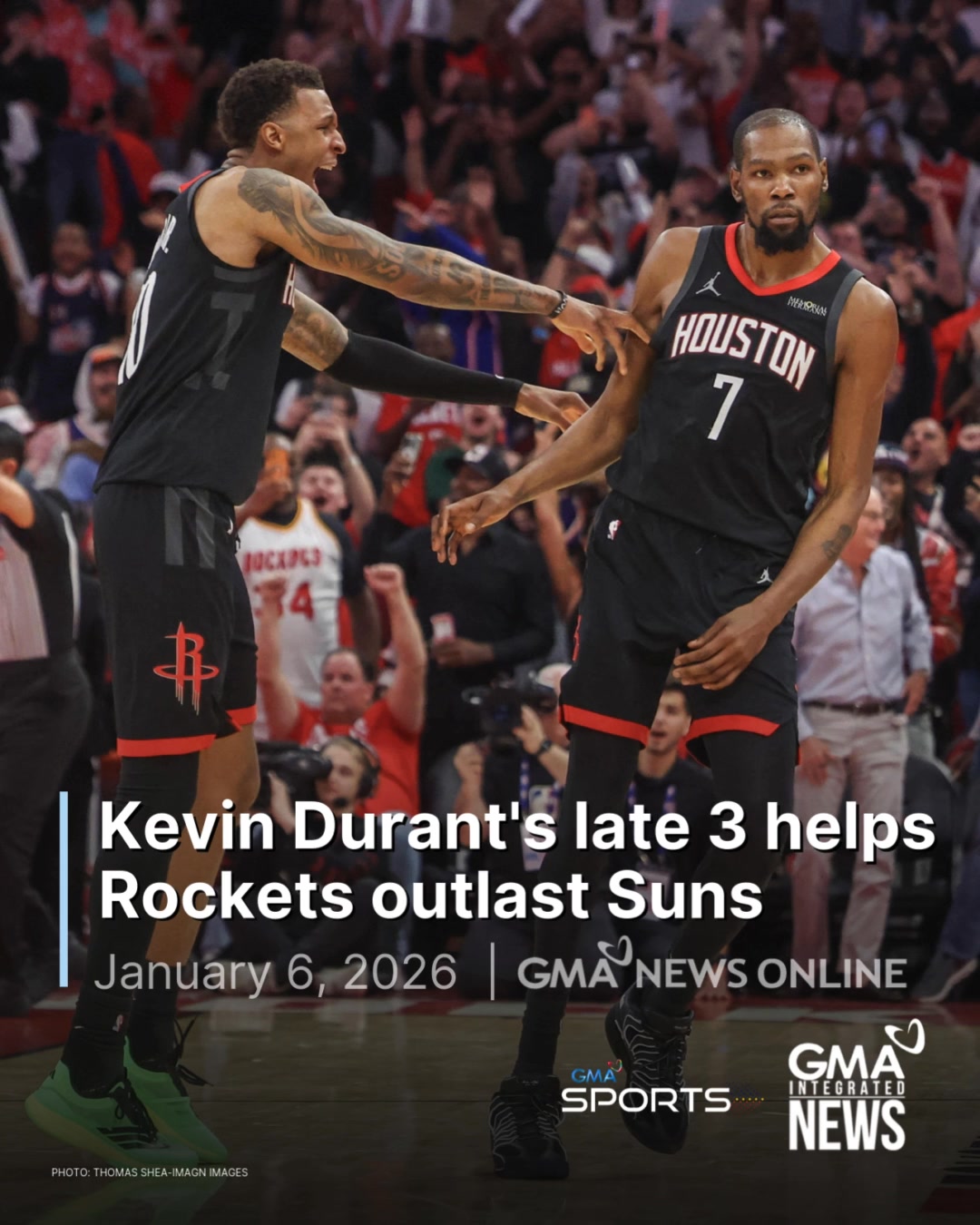 FOR THE WIN 🔥 Kevin Durant nailed a 3-pointer with 1.1 seconds ...