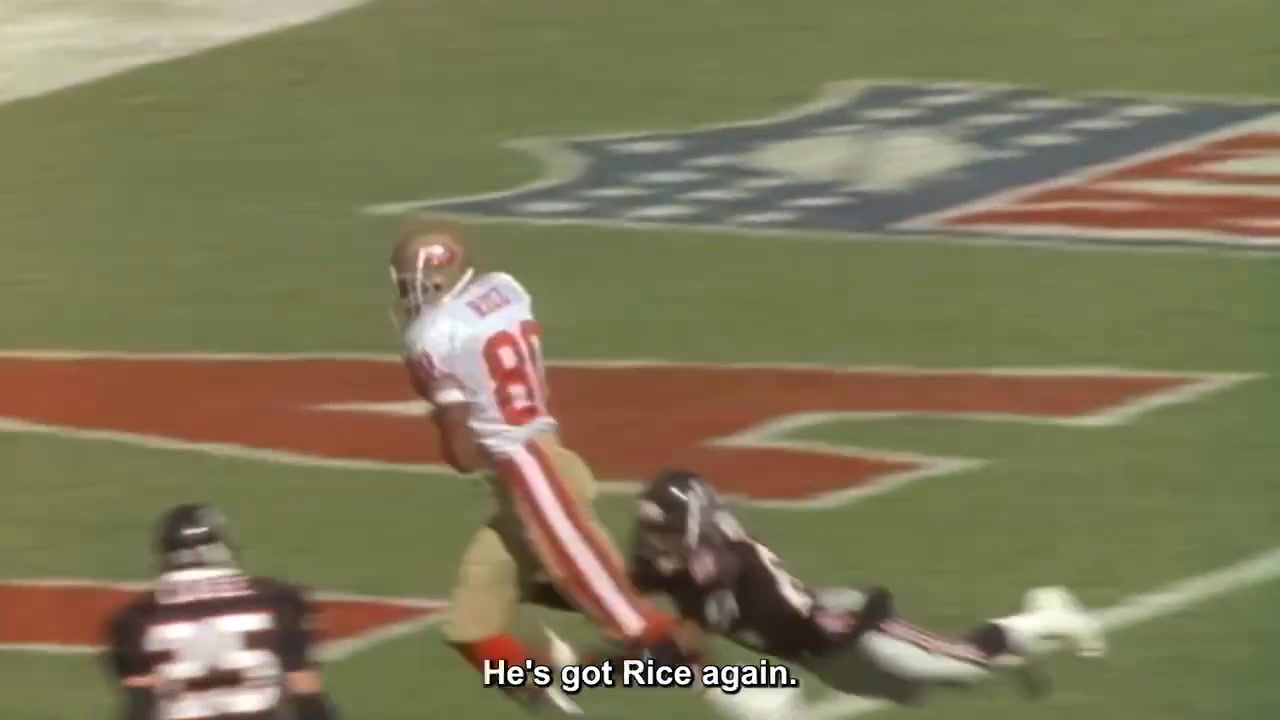 That time Joe Montana threw 5 TD passes to Jerry Rice in a single game ...