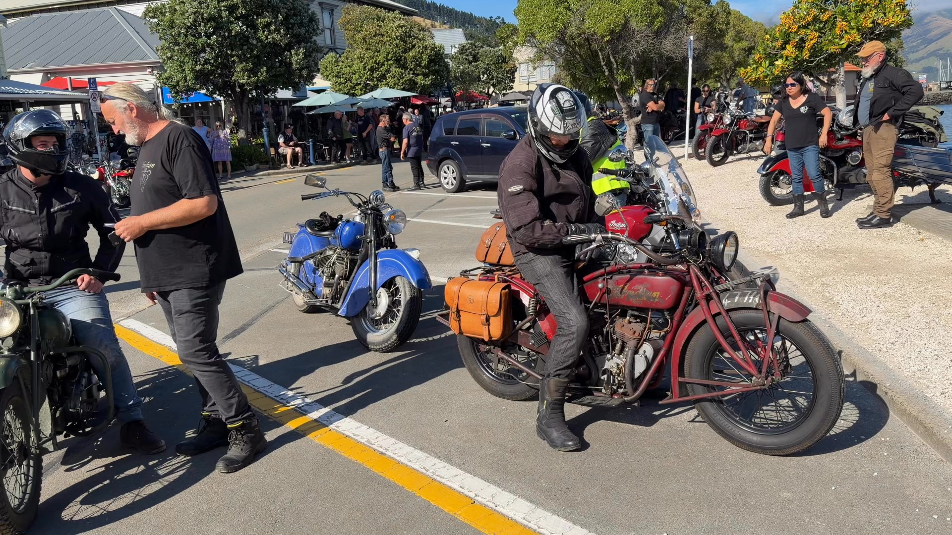 Indian Riders of New Zealand national rally. Great bunch of enthusiasts ...