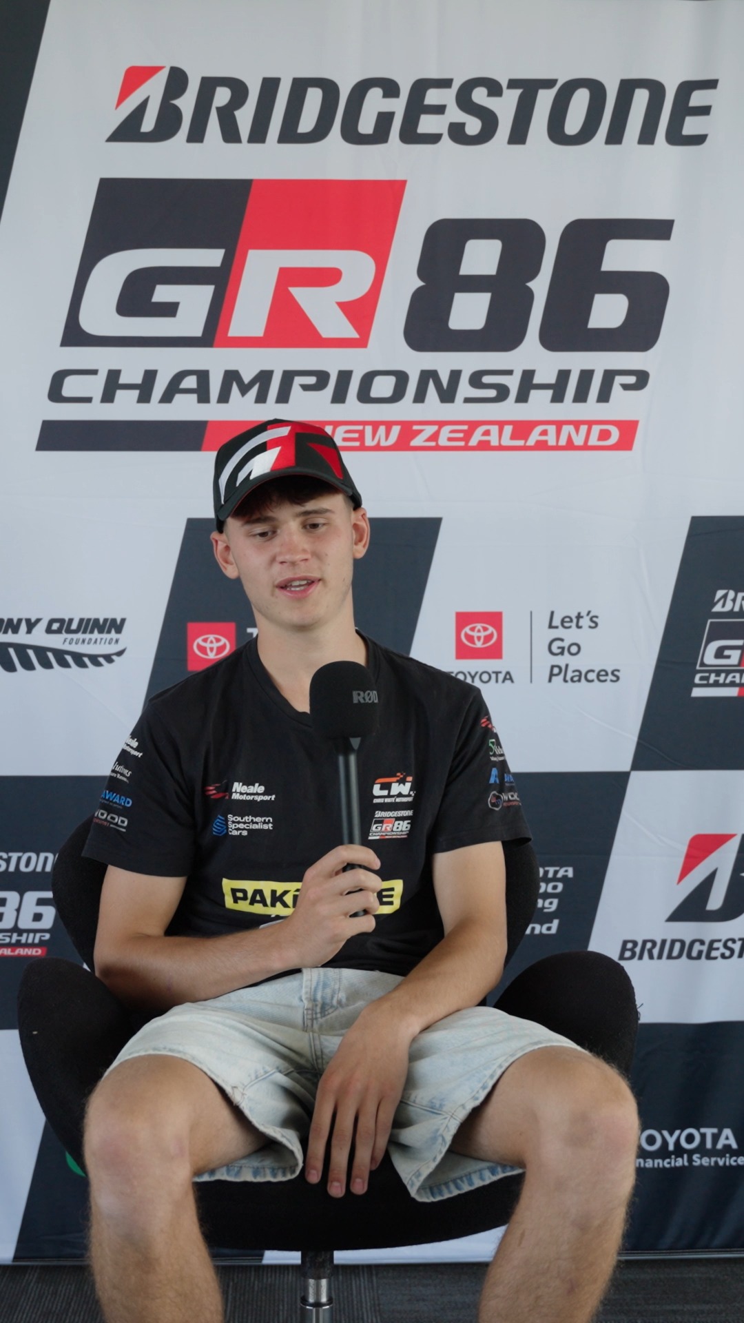 The Hot seat with Bridgestone GR86 driver Chris White #BridgestoneNZ # ...