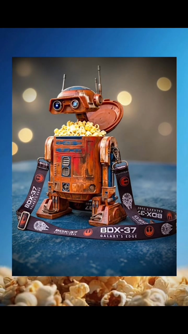 The BDX Droid popcorn bucket has officially arrived in Galaxy's