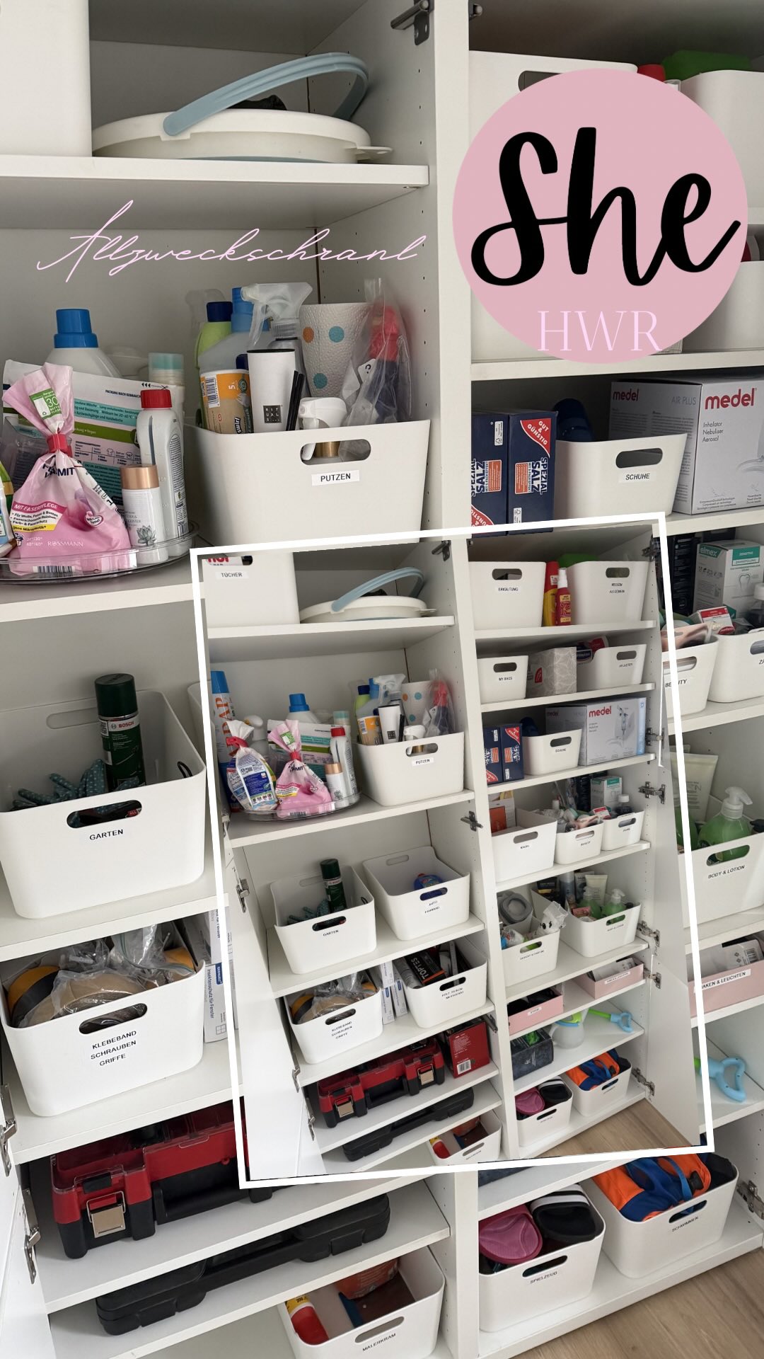 Die Kundin ist so erleichtert - das war wirklich richtig schön und ein ausgesprochen lustiger Termin 🤪🫱🏼‍🫲🏽 So darf es auch mal sein 😁 Ich lach ja so gerne 😉, Alzweckschrank