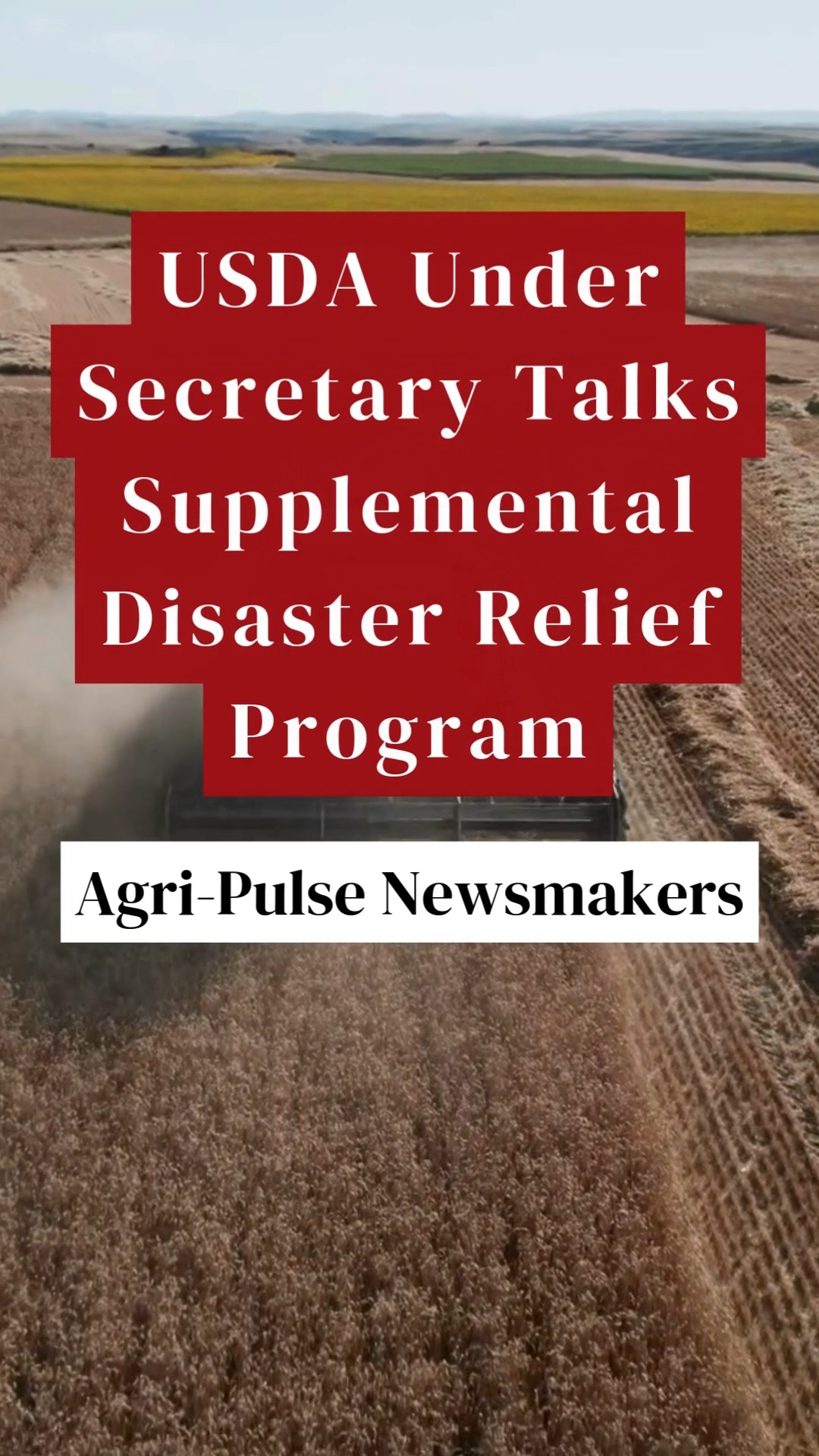 USDA is getting ready for the next phase of disaster relief. Agri-Pulse ...