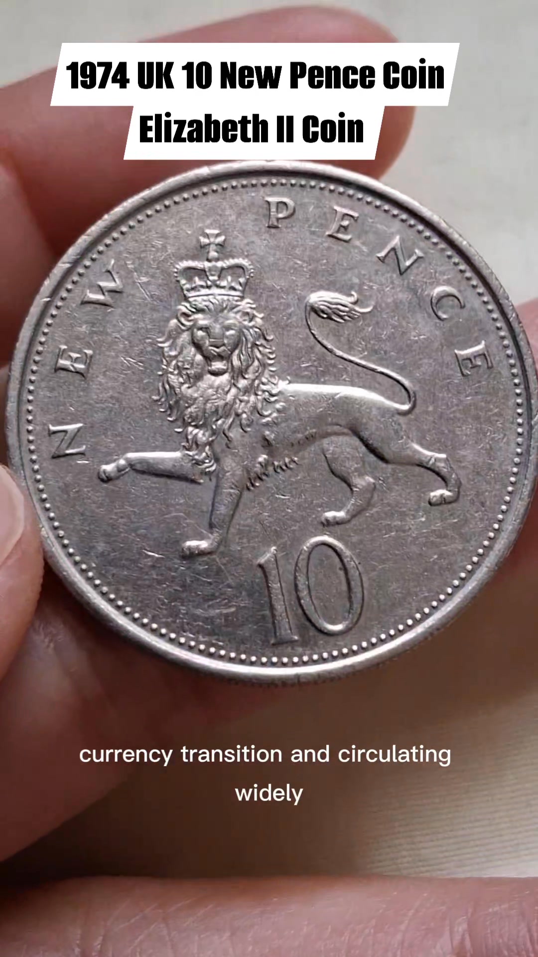 Rare!! 1971 D.G.REG. QUEEN ELIZABETH II NEW PENCE 2 COIN