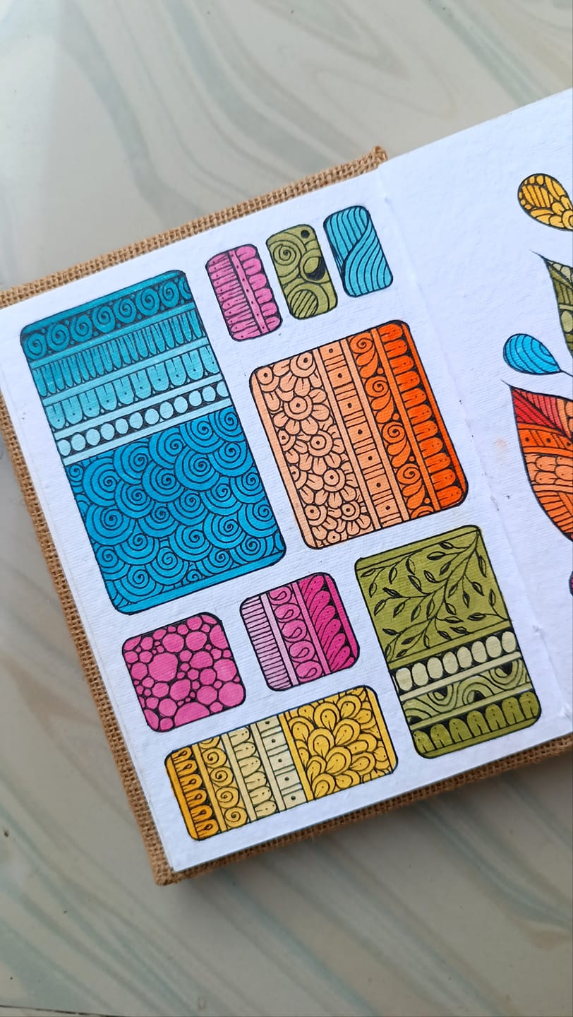 Art Therapy in Motion 🧘‍♀️: Watching this intricate pattern fill up is ...