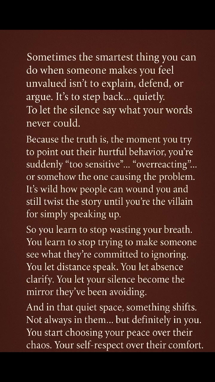 Sometimes the smartest thing you can do when someone makes you feel ...