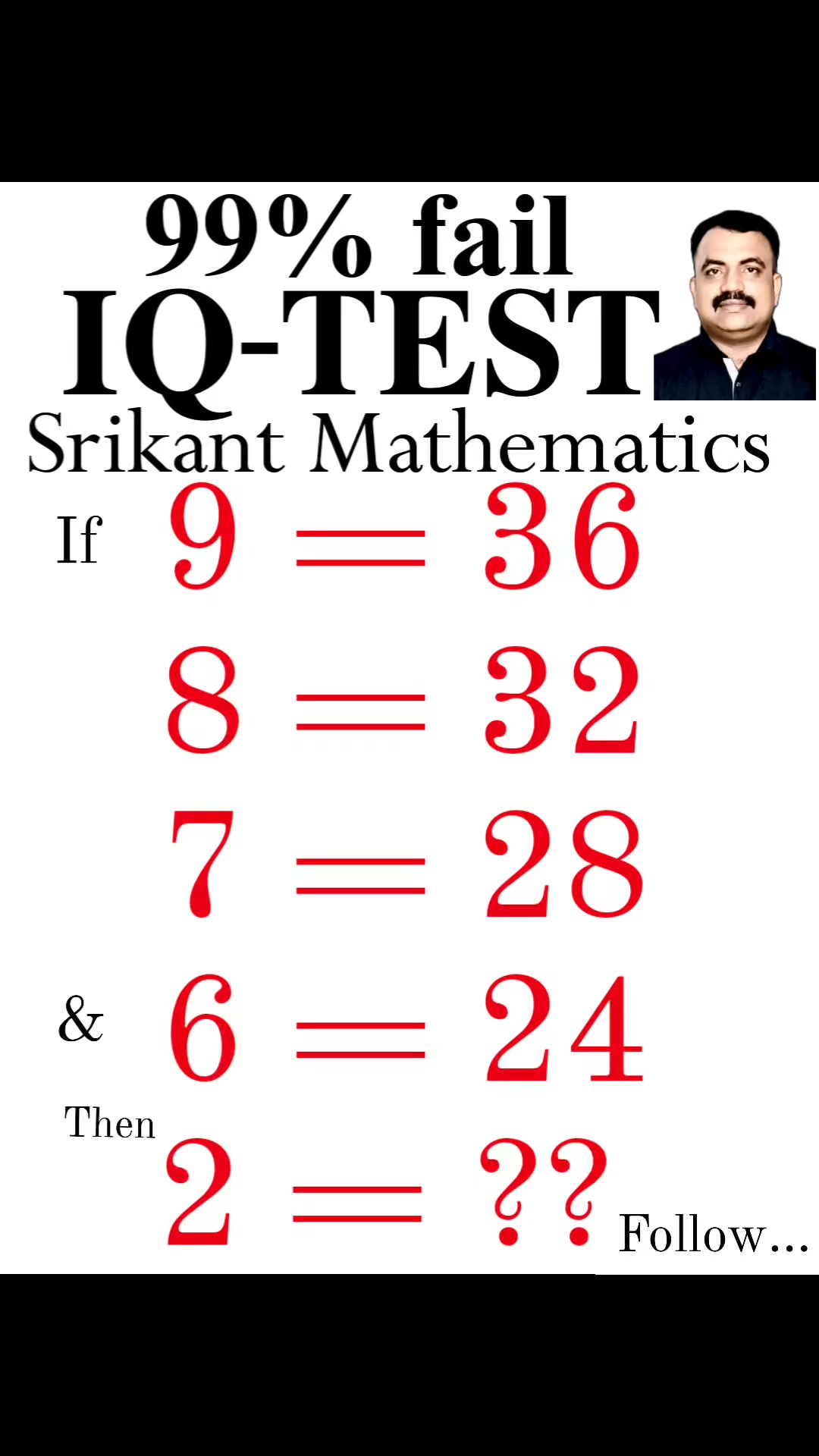 Only for Genius.... ️ Solve #important #math #question #viralreels # ...