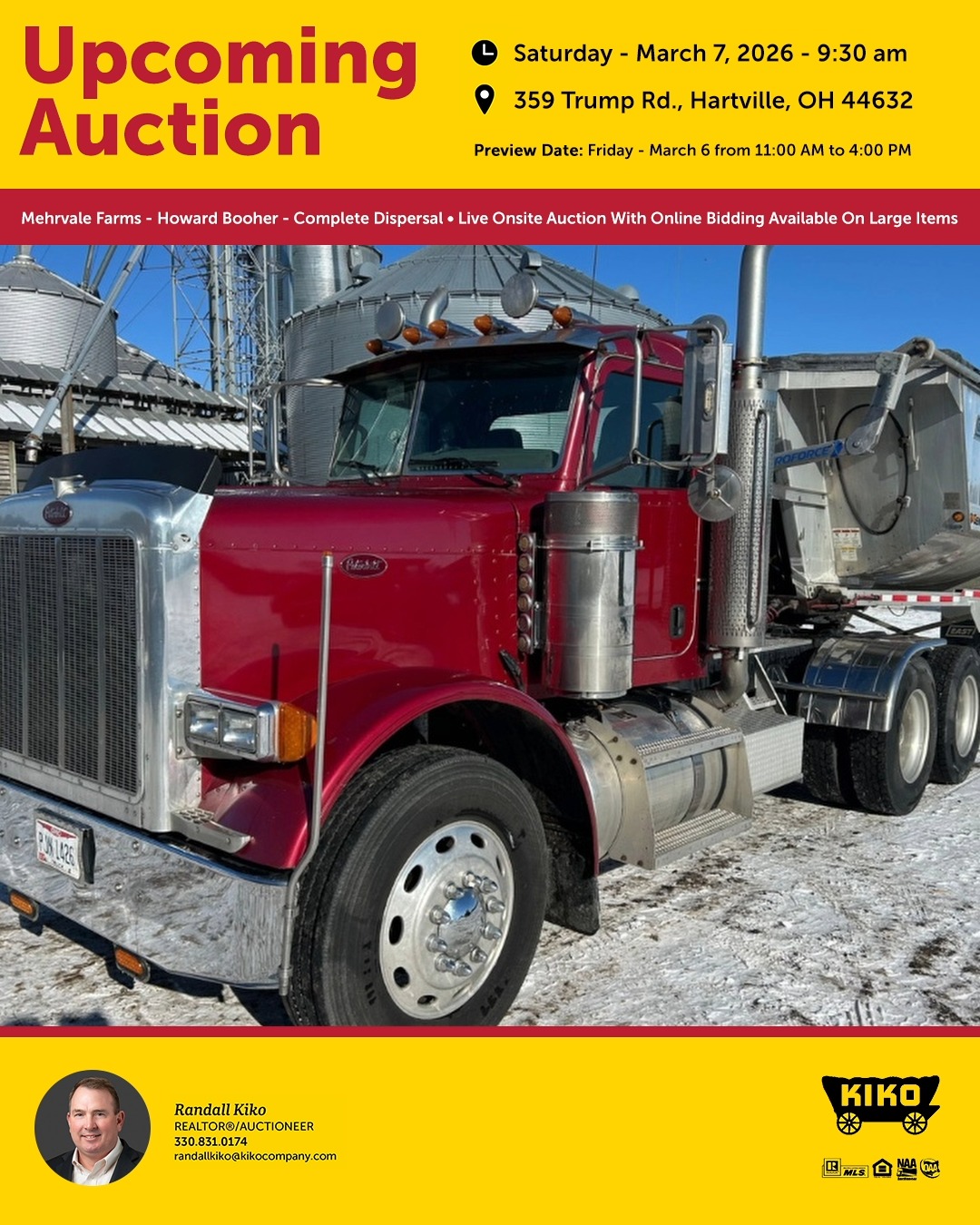 Sneak peek at an incredible upcoming auction! 🚜 Mehrvale Farms (Howard ...