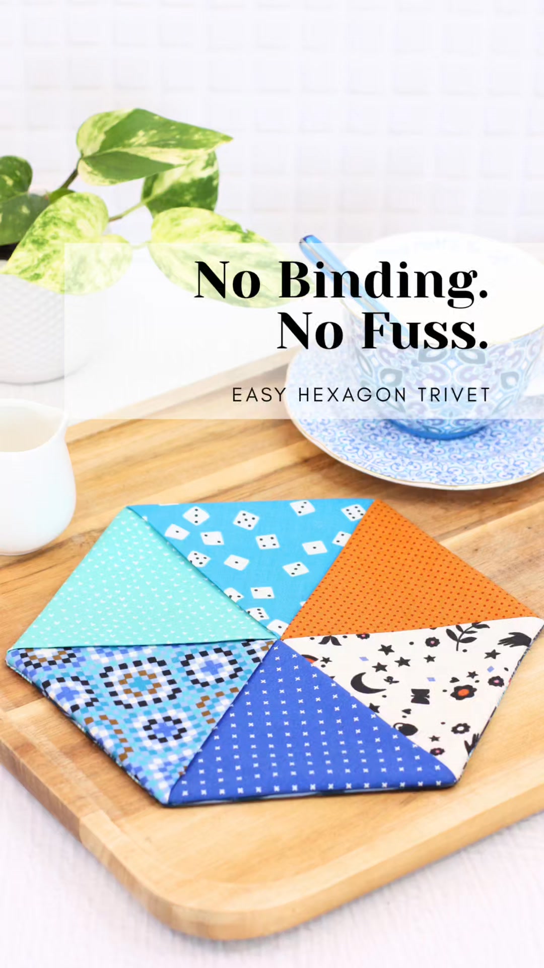 I love a project that looks clever but is actually so simple to sew ...