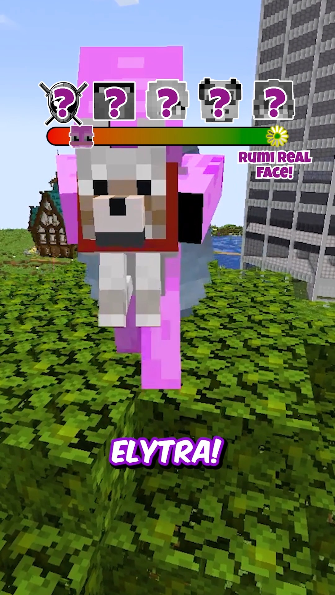 CHEWY TRIES TO REVEAL RUMI’S REAL FACE! #minecraftedit #minecraftedits ...