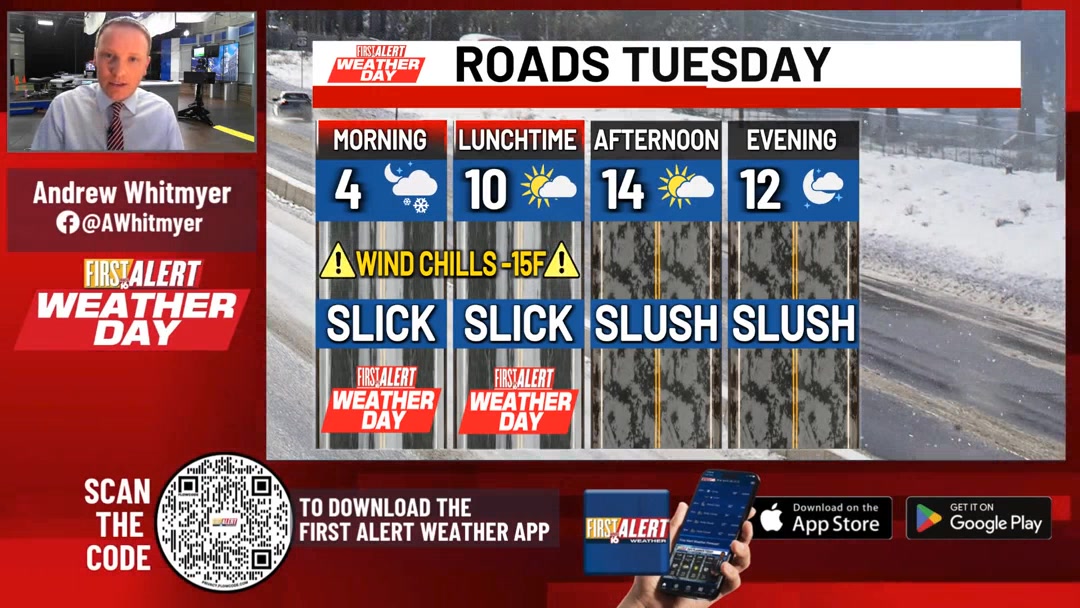 First Alert Weather Day: A look at dangerous wind chills through ...