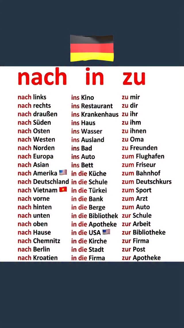 تعلم اللغة الالمانية 💁 #learning #تعليم_الالمانية #germany #deutschland ...
