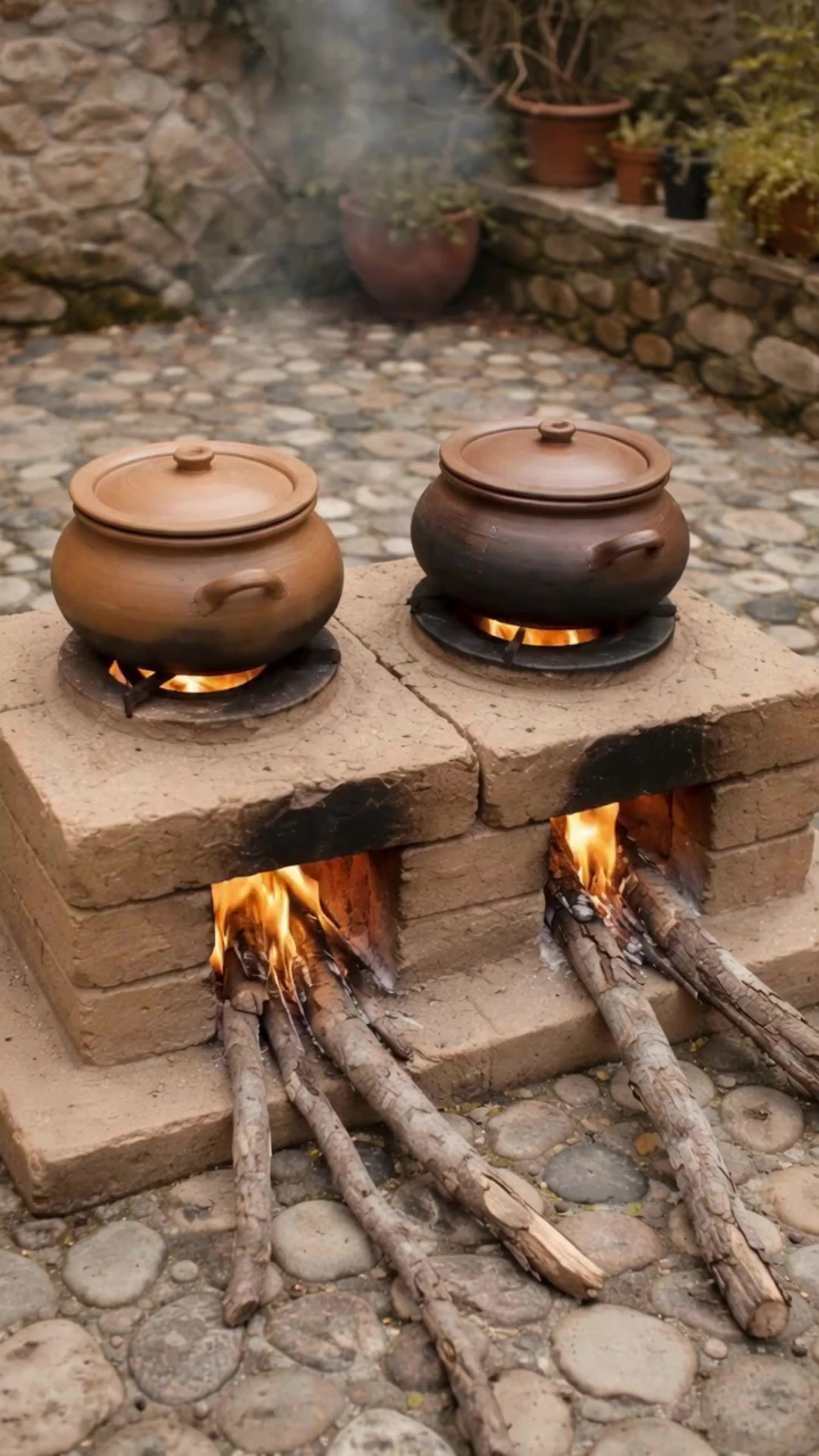 The Double Wood-Fired Rocket Stove: A Simple Outdoor Cooking Setup With ...