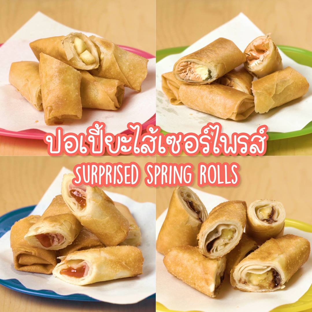 COOKING | EP.7 SURPRISE SPRING ROLLS | #ปอเปี๊ยะ 4 ไส้แสนเซอร์ไพรส์และ ...