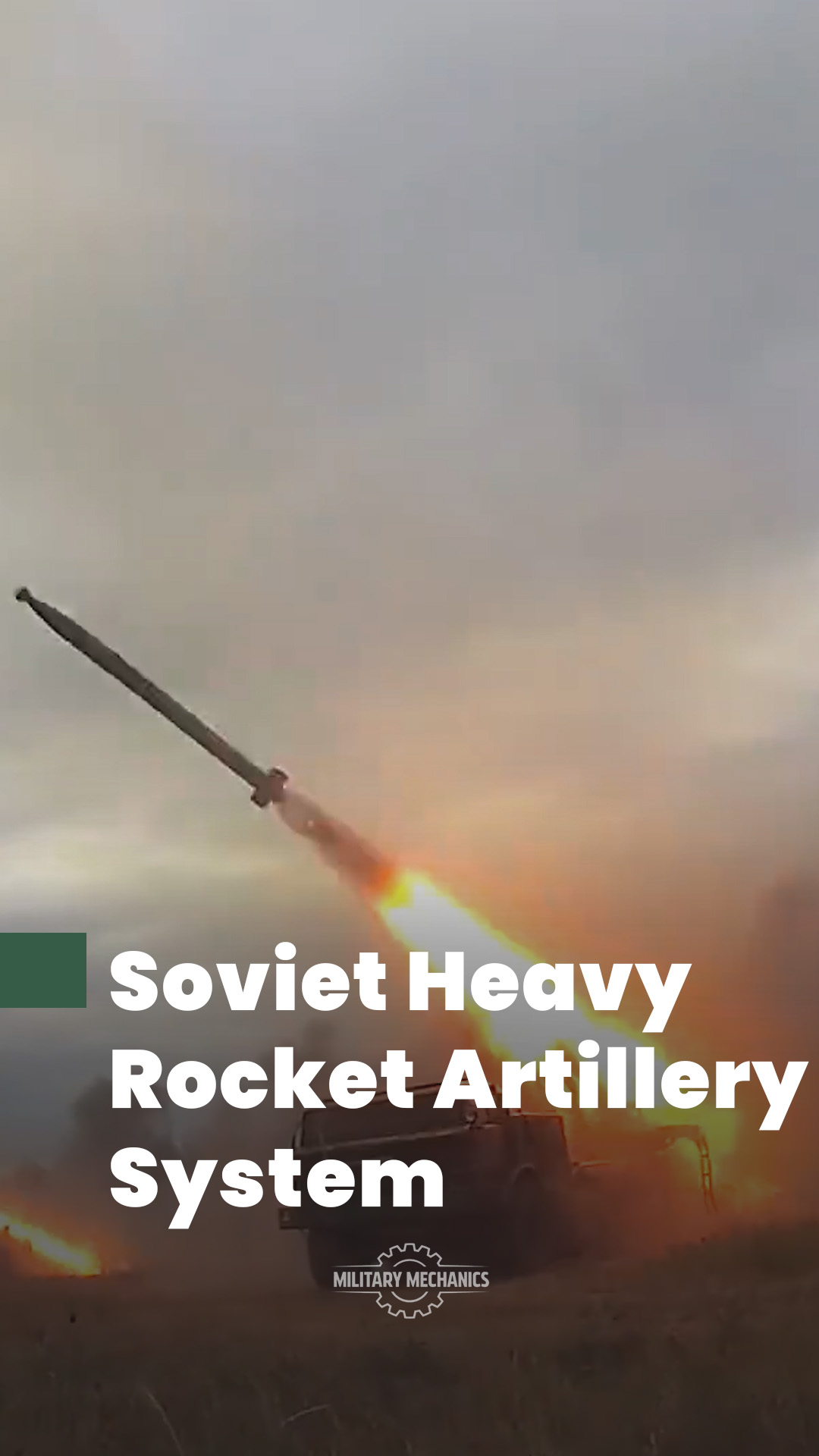 The BM-27 Uragan is a Soviet-designed 220 mm multiple launch rocket ...