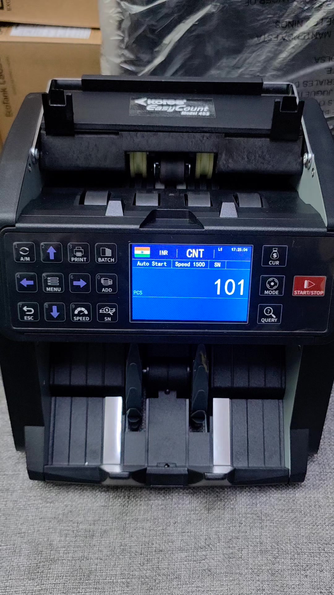 Fastest cash Counting machine 1500 notes per minute Www ...