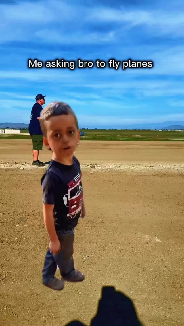 Trying to convince your friends to fly RC planes like… “Bro, just one ...