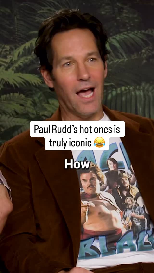 Paul Rudd’s CV is now basically just Hot Ones 😂 Anconda is out in ...