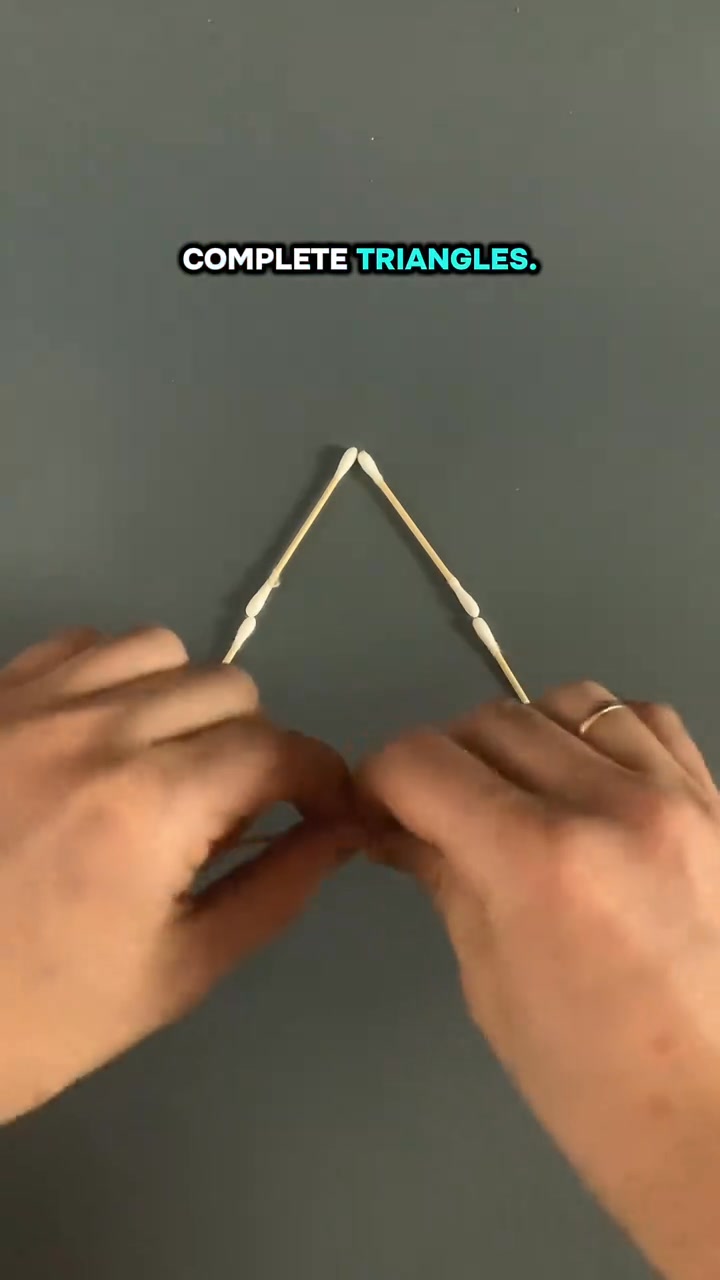 How to make three triangles from 2 matches? A classic interview ...