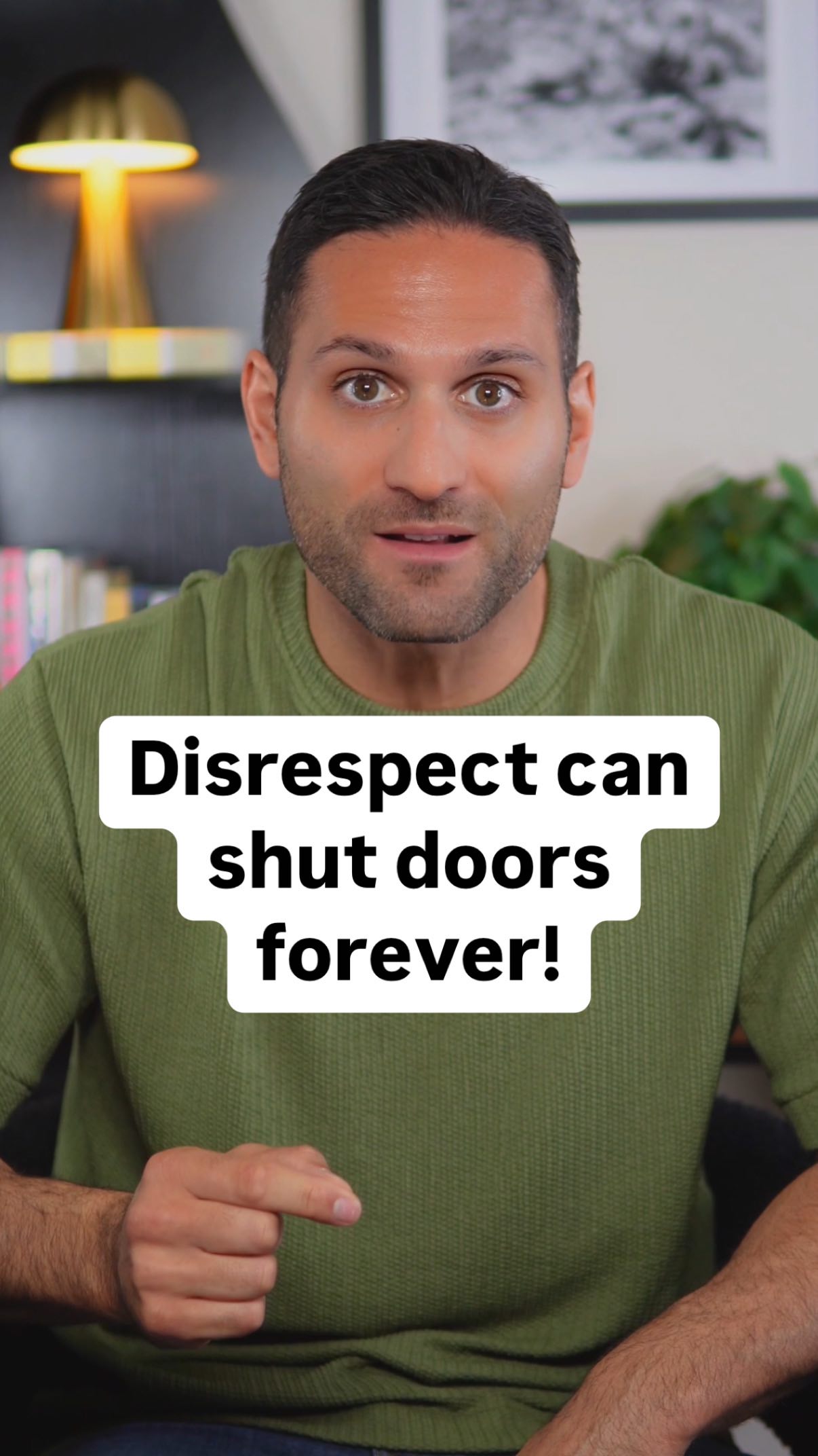 Leave a YES below if you agree!👇Disrespect can permanently shut doors ...