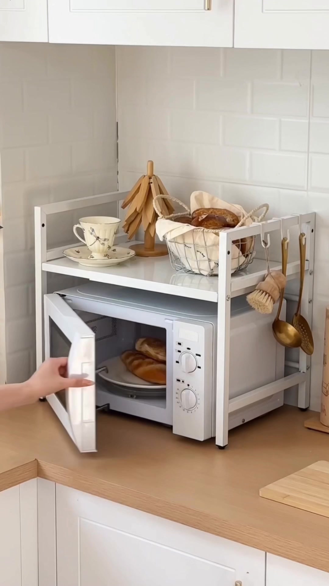 Strong, adjustable, and space-saving! Perfect for kitchens big or small ...