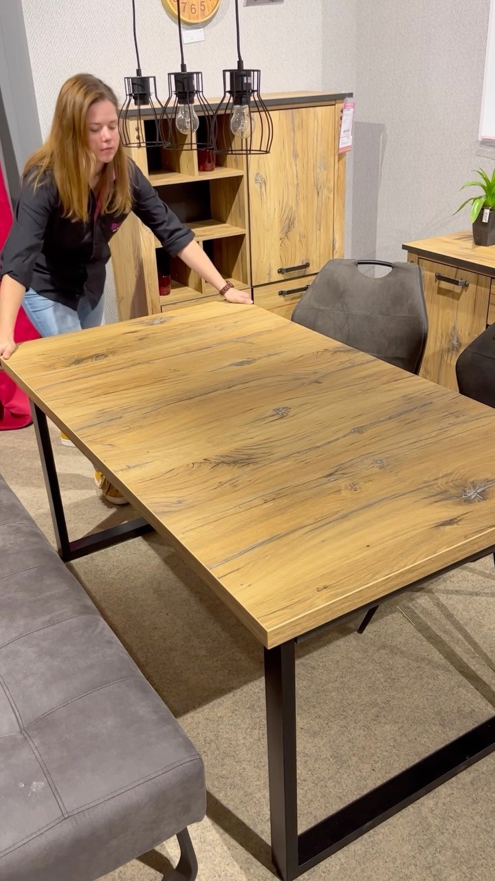 Mit unserem Tisch Westeros bist du immer auf spontanen Besuch vorbereitet 😋, #esstisch #tisch #esszimmer #esszimmermöbel #sbmöbelboss #MeinMöbelBoss | SB-Möbel BOSS