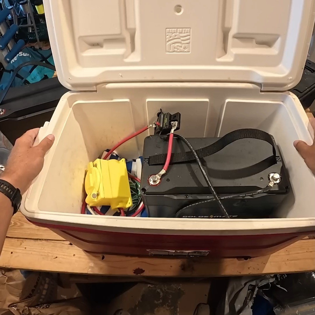 building an electric fishing reel LP SV-1200  Reel Play Rentals diy powered fishing reel