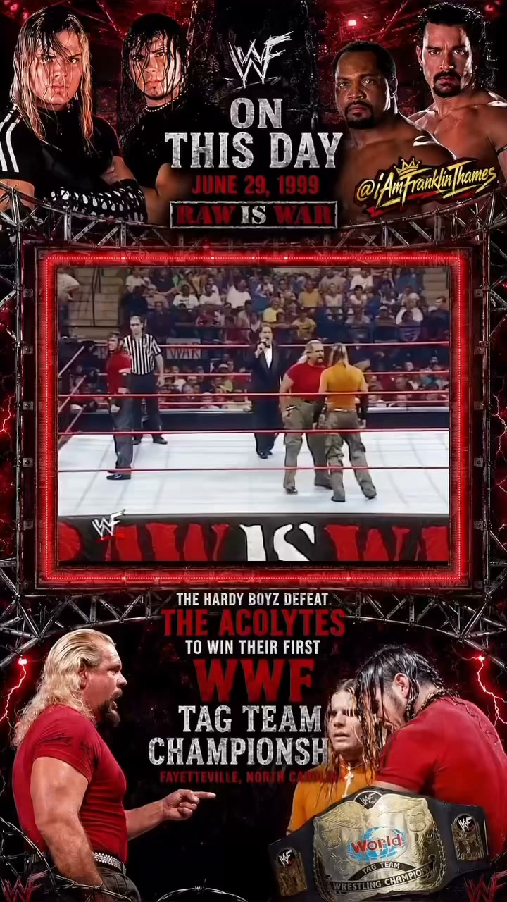 スポーツ選手 wwf legend2 Matt and Jeff Hardy's WWF debut as a tag team