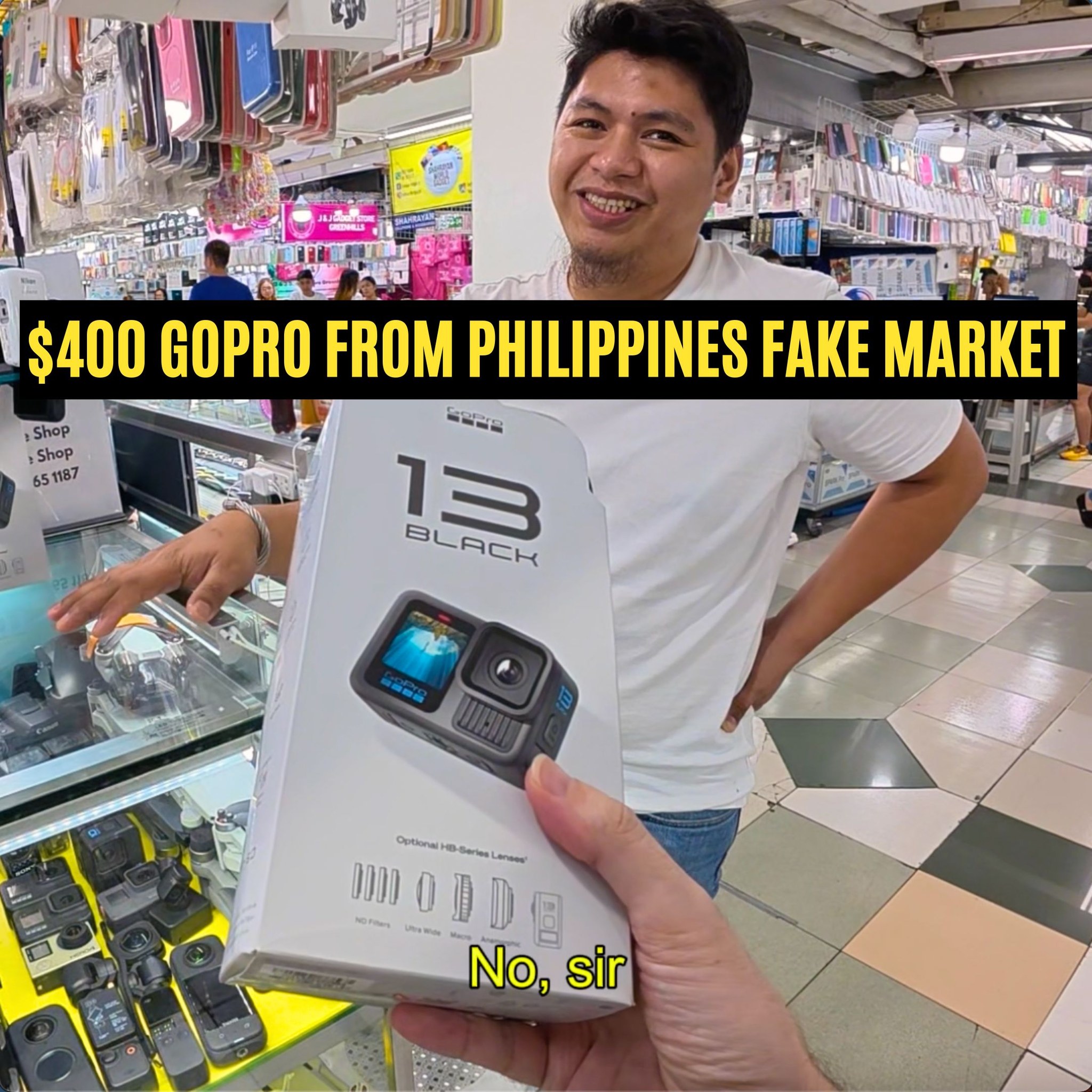 $400 GoPro from Philippines Fake Market 🇵🇭 #fblifestyle #camera # ...