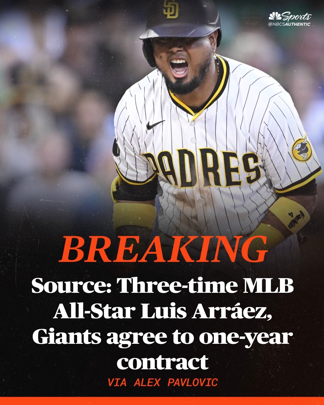 🚨 BREAKING: The Giants have agreed to a one-year contract with three ...