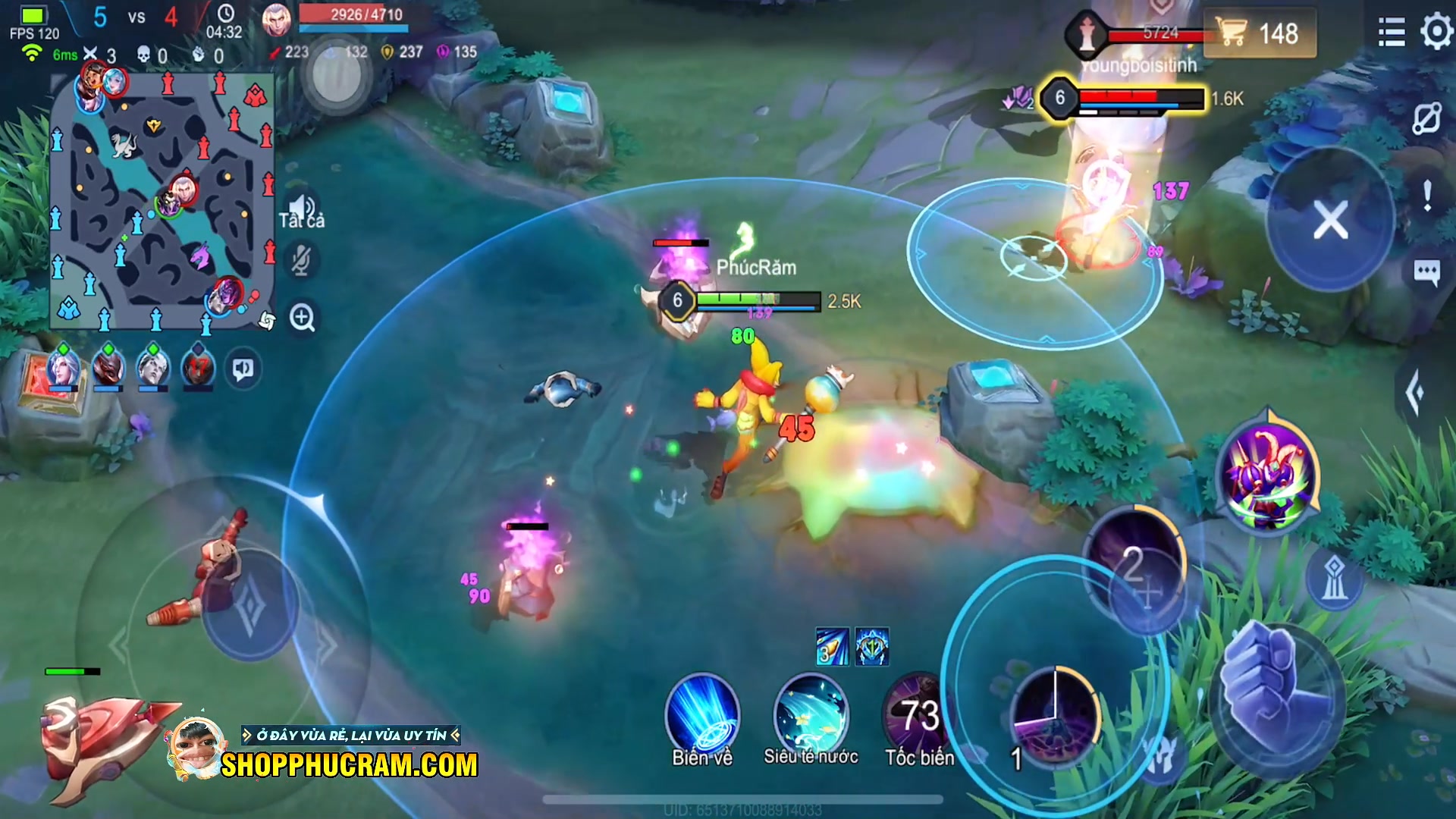 Phúc Răm cầm con ViruSs mạnh nhất game khiến team bạn sợ hãi #phucram # ...