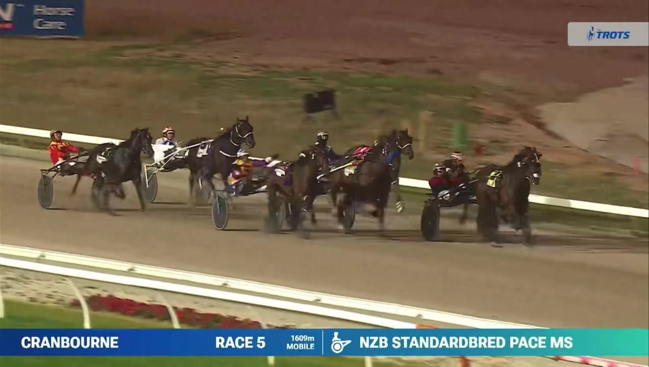 LOUIE LOU I NZ dives up the sprint lane to take the title in the NZB ...
