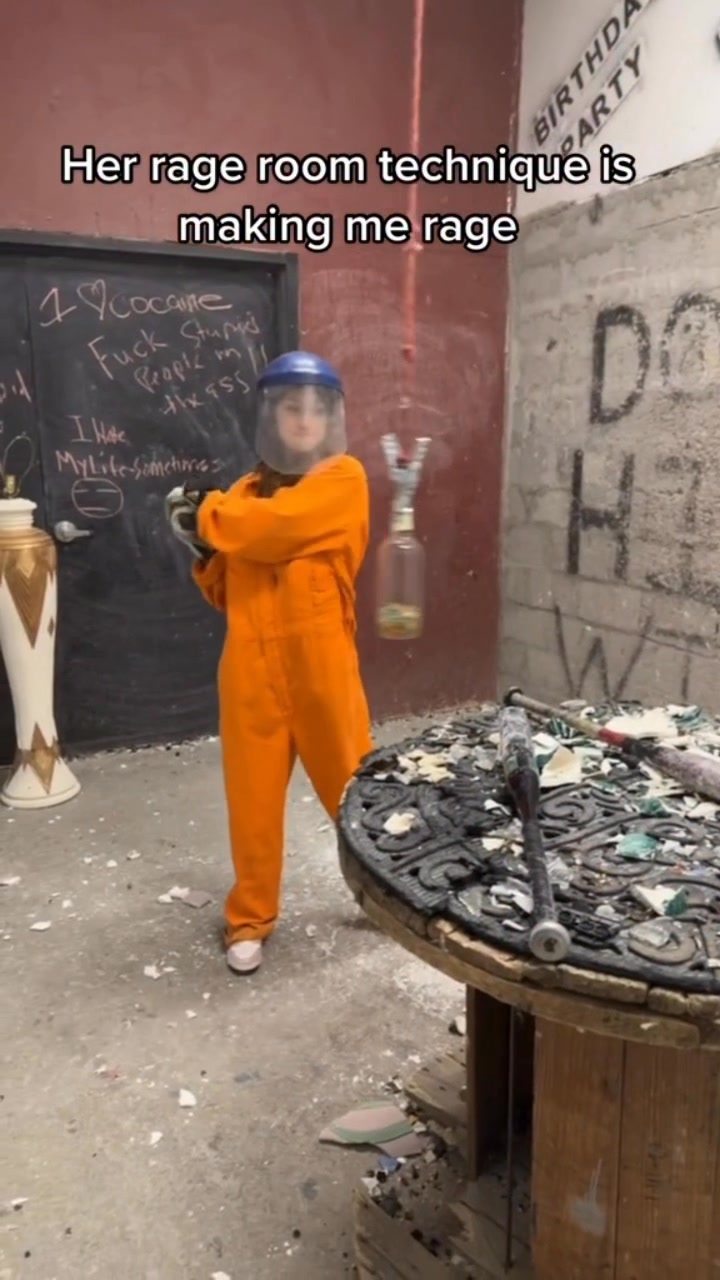 The meet satisfying item to smash in a rage room… | Austin Sprinz ...