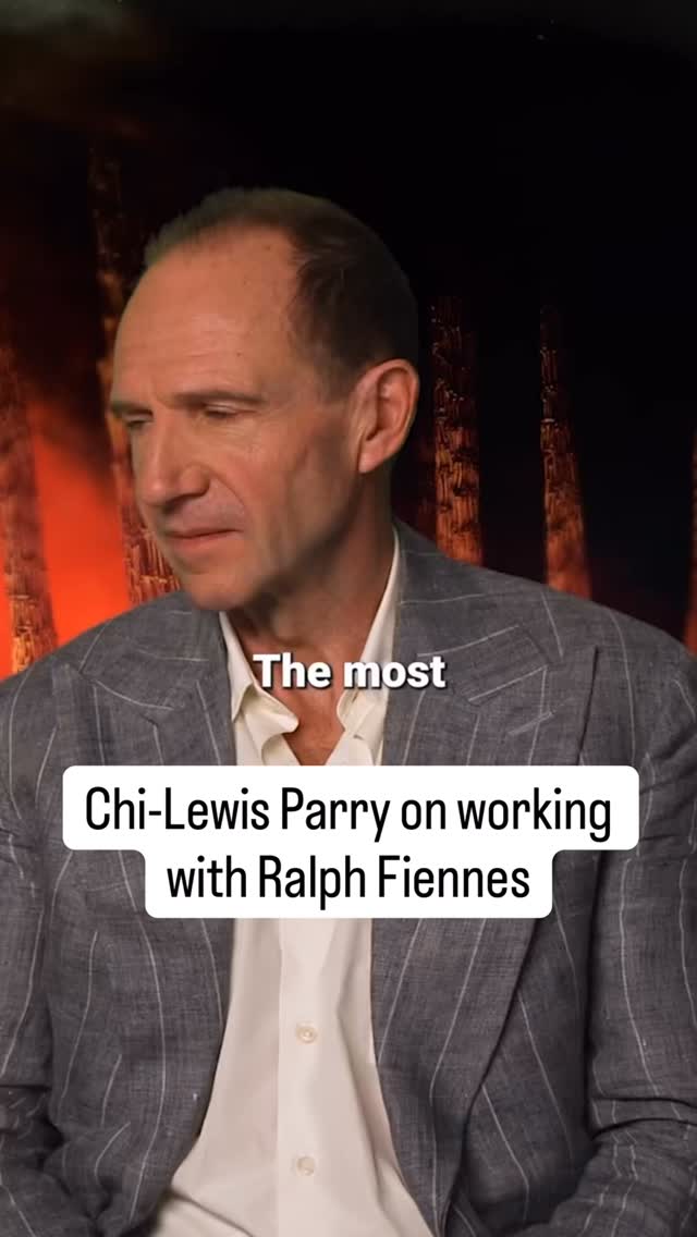 Ralph Fiennes sounds like a lovely person to work with ️ 28 Years Later ...